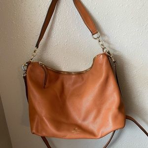 KATE SPADE PURSE BAG CROSSBODY BROWN LEATHER
